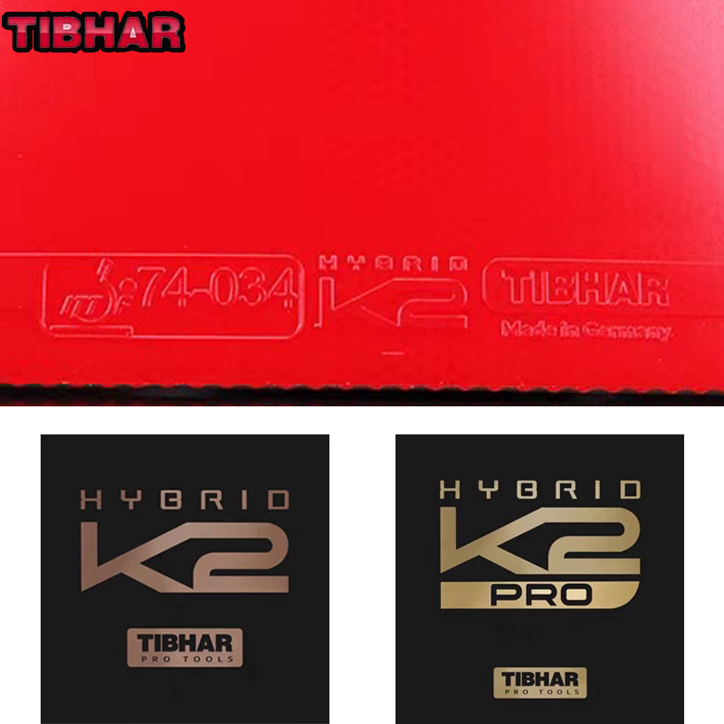 Table Tennis Hybrid Rubbers - TIBHAR HYBRID K2 K2 Pro Brufoli