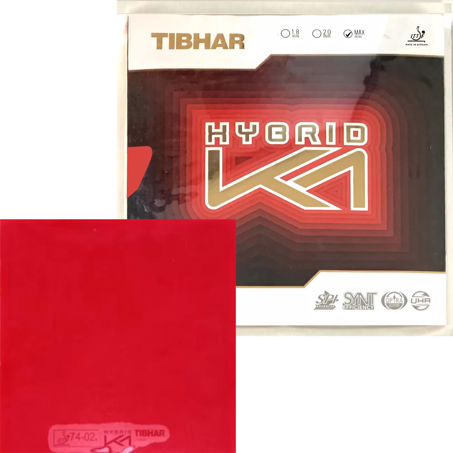 Table Tennis Hybrid Rubbers - Gomma per Racchetta da Ping Pong