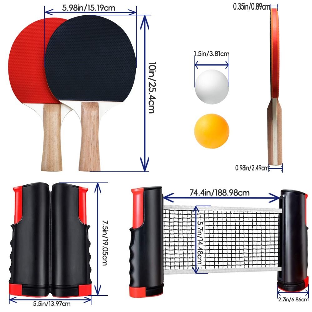 Set Completo di Rete Retrattil - Table Tennis Net Set recensione e prezzo