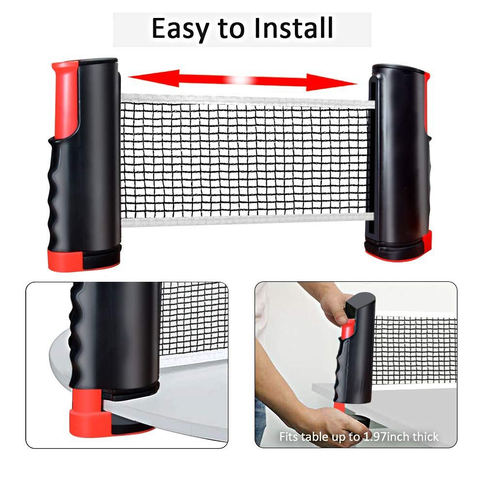 Set Completo di Rete Retrattil - Table Tennis Net Set recensione e prezzo