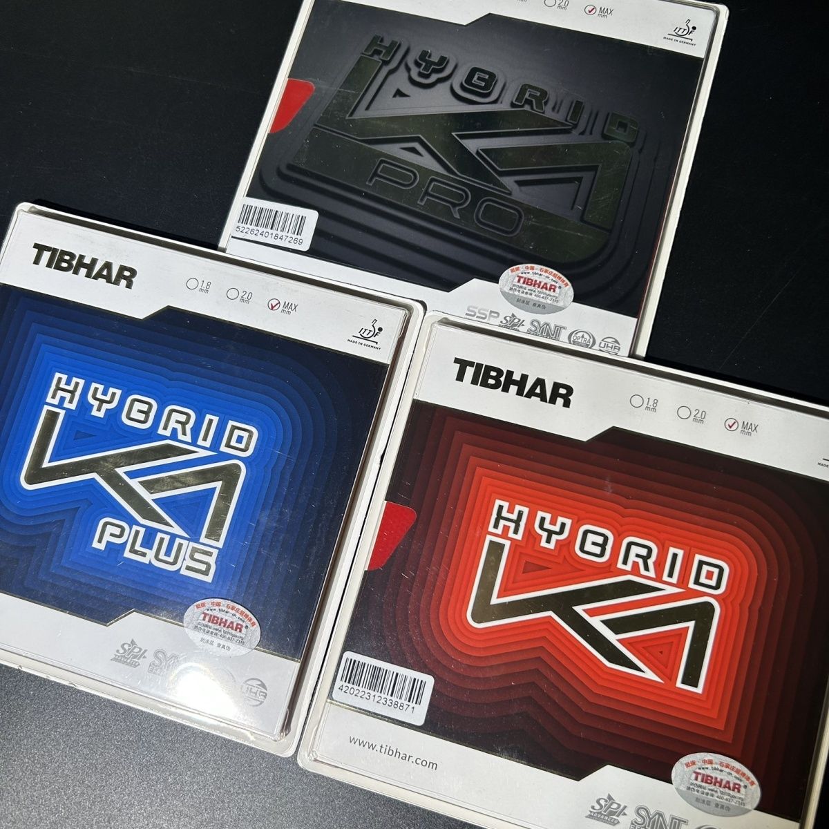 Gomma da ping pong Tibhar K2 H - Table Tennis Hybrid Rubbers recensione e prezzo