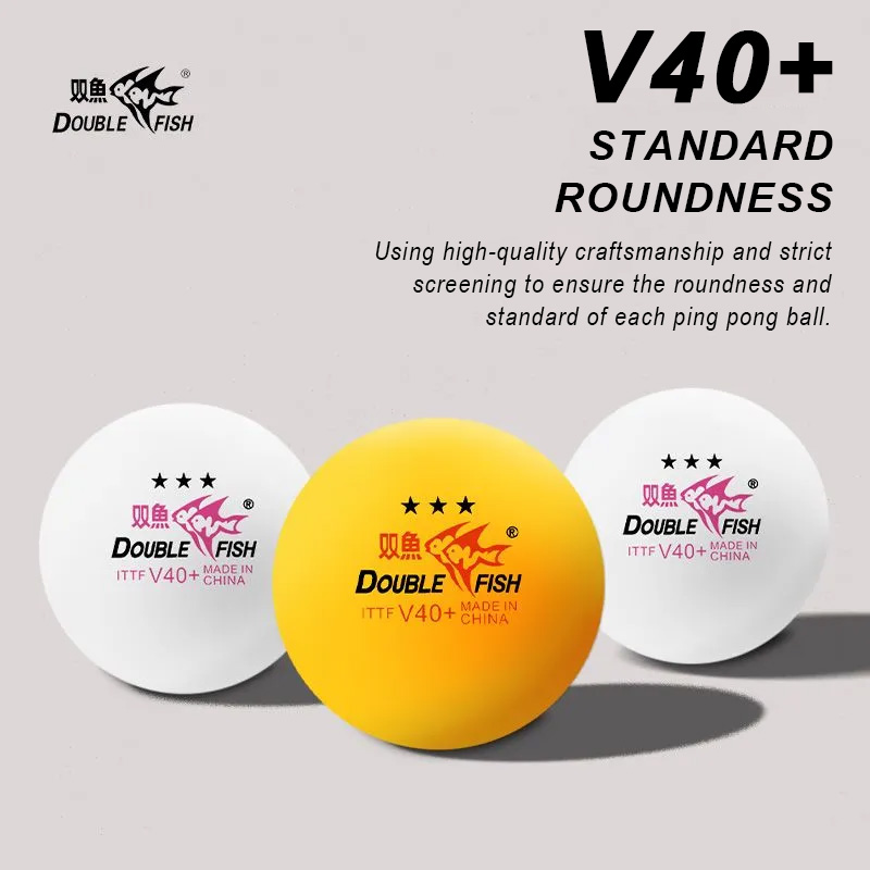 DOUBLE FISH 3 Star V40+ Pallin - Donic Table Tennis Ball recensione e prezzo