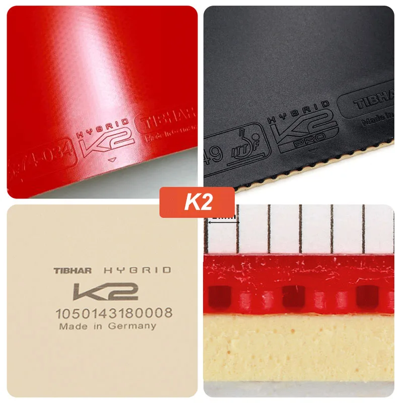 Originale Tibhar Hybrid K1 Pro - Table Tennis Hybrid Rubbers recensione e prezzo